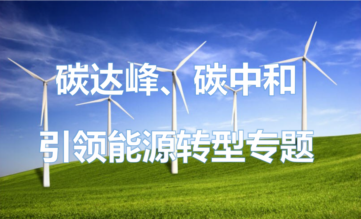 【上海交大国务学院特色培训专题】“碳达峰、碳中和引领能源转型”
